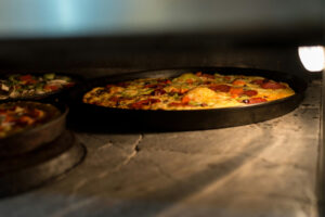 Pizzastein in der Küche